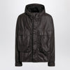 LEMAIRE Lightweight brown nylon jacket