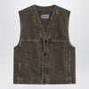 LEMAIRE Moss green denim vest