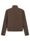 Lemaire Brown Korean Collar Jacket