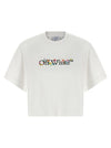 Off White Bookish Glowing Flower T-shirt