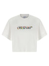 Off White Bookish Glowing Flower T-shirt