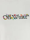 Off White Bookish Glowing Flower T-shirt