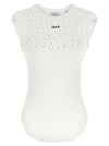 Off White Top Swarowski