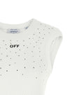 Off White Top Swarowski