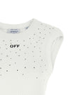 Off White Top Swarowski