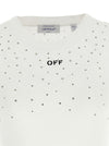 Off White Top Swarowski