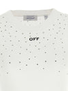 Off White Top Swarowski