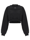 Off White Cropped Sweatshirt