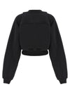 Off White Cropped Sweatshirt