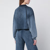 Off White Off-White™ Cropped blue washed-effect sweatshirt