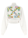 Off White Off-white Arrow Glowing Flower Sweatshirt