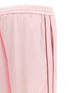 Off White Jacquard Satin Pajama Pants