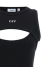 Off White Off Stamp Dress