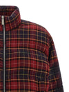 Off White Check Flan Arrow Spray Down Jacket
