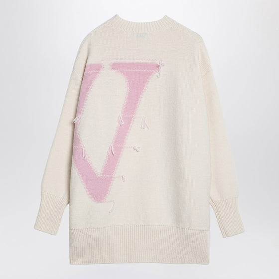 Off White Off-White™ Cream/pink over sweater in wool