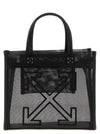 Off White Small Market Shopping Bag