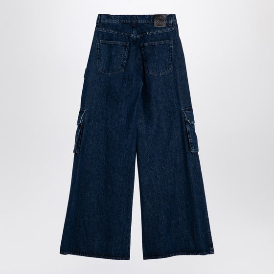 Off White Off-White™ Blue wide cargo denim jeans