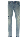 Purple P001 Repairs Jeans