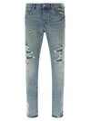 Purple P001 Repairs Jeans