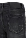 Purple P005 Double Dip Coated Jeans