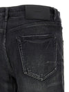 Purple P005 Double Dip Coated Jeans