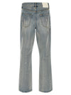 Purple P011 Vintage Slash Paint Jeans