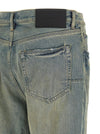 Purple P026 Dirty Fade Rip Boot Jeans