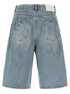 Purple P070 Vintage Dust Bowl Bermuda Shorts