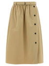 Prada Panama Old Cotton Skirt