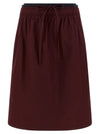 Prada Double Layer Elastic Skirt