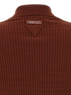 Prada Ribbed Polo Shirt