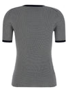 Prada Striped Silk T-shirt