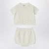 Il Gufo White milk set in organic cotton