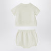 Il Gufo White milk set in organic cotton