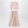 Il Gufo Blush pink striped outfit