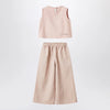 Il Gufo Blush pink striped outfit