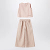 Il Gufo Blush pink striped outfit