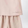 Il Gufo Blush pink striped outfit