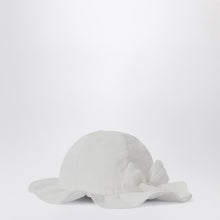  Il Gufo White hat with bow