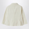 Il Gufo Double-breasted jacket in pinstriped cotton