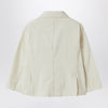 Il Gufo Double-breasted jacket in pinstriped cotton