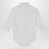Il Gufo White cotton shirt bodysuit