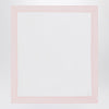 Il Gufo White cover with pink seersucker border
