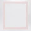 Il Gufo White cover with pink seersucker border