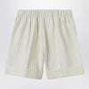 Il Gufo Pinstriped cotton Bermuda shorts