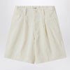 Il Gufo Pinstriped cotton Bermuda shorts