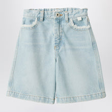  Il Gufo Light blue denim Bermuda
