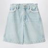 Il Gufo Light blue denim Bermuda
