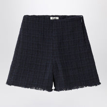  Il Gufo Blue tweed shorts