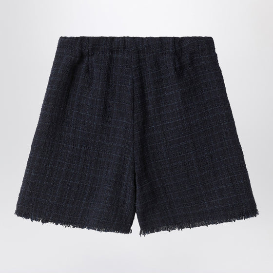 Il Gufo Blue tweed shorts